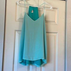 Womens Teal Express Barcelona Reversible Cami. Womens M.